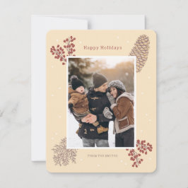 Tarjeta festiva baya rama navidad invierno vintage シーズンカード