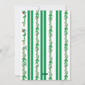 Tarjeta Festiva Border Ribbon Bow シーズンカード (裏面)