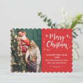 Tarjeta Festiva Family Christmas Cookie photo Card シーズンカード (スタンド正面)