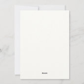 Tarjeta Festiva Minimal Bows con Foto  シーズンカード (裏面)