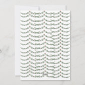 Tarjeta Festiva Navidades de Botánico Mistletoe シーズンカード (裏面)