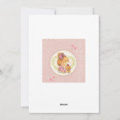 Tarjeta festiva plana navideña Sarah Kay シーズンカード (裏面)