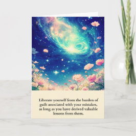 Tarjeta flowers message happy birthday カード