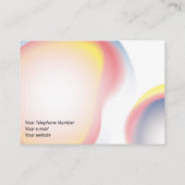 Tarjeta formas inorganicas color grande ノートカード (裏面)