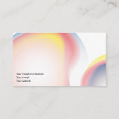 Tarjeta formas organicas color ノートカード (裏面)