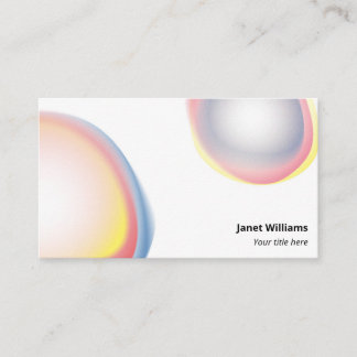 Tarjeta formas organicas color ノートカード