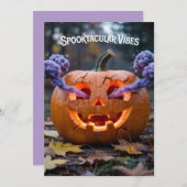 Tarjeta Halloween - Vibraciones espeluznantes シーズンカード (正面/裏面)