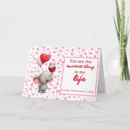 Tarjeta Happy Valentine's Day シーズンカード (正面)