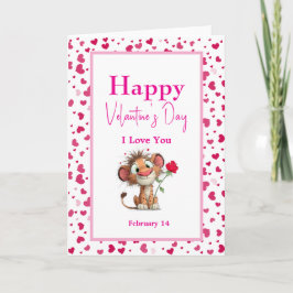 Tarjeta Happy Valentine's Day シーズンカード