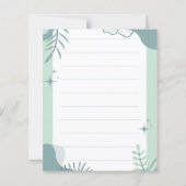 Tarjeta impresa a doble cara con diseño personaliz (裏面)