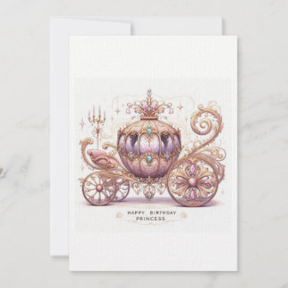 Tarjeta invitación Cumpleaños Princess  招待状