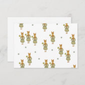 Tarjeta invitación eventos u ocasiones especiales 招待状 (正面/裏面)