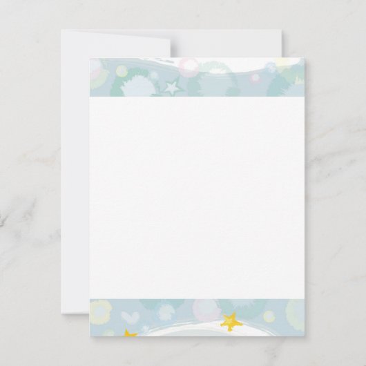 Tarjeta/invitación/saludo de Reyes Magos (裏面)