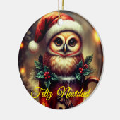 Tarjeta Navideña セラミックオーナメント (左)