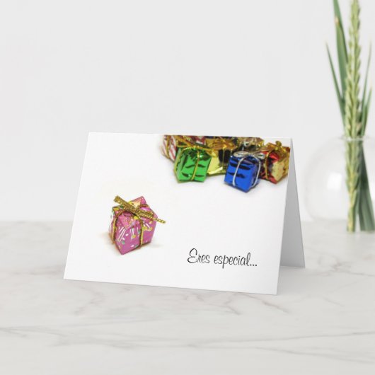 Tarjeta Navideña "特別な" Eres シーズンカード (正面)