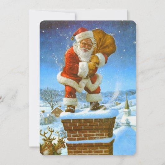 Tarjeta Navideña Feliz Navidad personalizada (裏面)