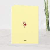 Tarjeta navideña. Tarjeta de felicitación plegada カード (裏面)
