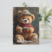 Tarjeta Navideña Teddy #2 サンキューカード (スタンド正面)