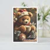 Tarjeta navideña Teddy #5 サンキューカード (スタンド正面)