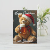 Tarjeta navideña Teddy Beer シーズンカード (スタンド正面)
