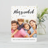 Tarjeta Navidenass de Fotos | Feliz Navidad シーズンカード (スタンド正面)