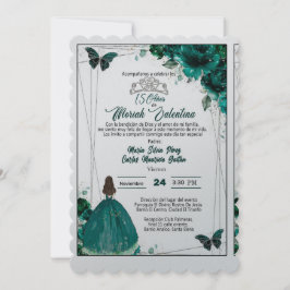 TARJETA PARA BODA O QUINCEAÑERA セーブザデート