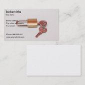 tarjeta para cerrajeros 名刺 (正面/裏面)