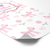 Tarjeta para moños ポスター (角)