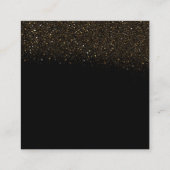 tarjeta personalizada de negocios de trajes スクエア名刺 (裏面)