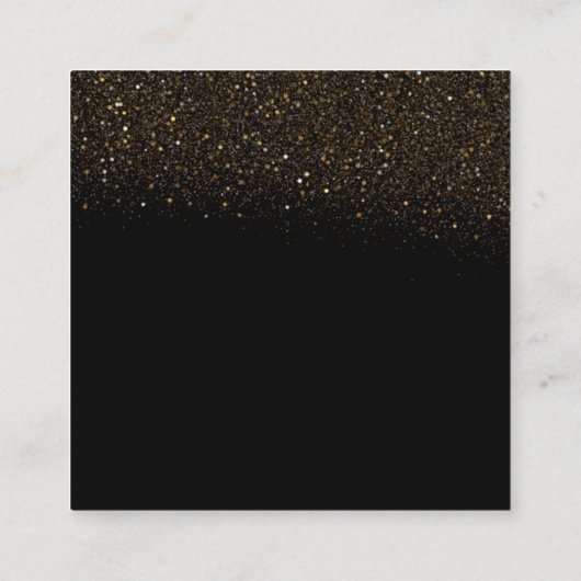 tarjeta personalizada de negocios de trajes スクエア名刺 (裏面)