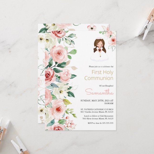 Tarjeta plana (正面/裏面インサイチュ)