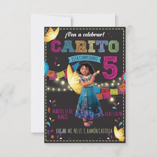 Tarjeta plana (正面)