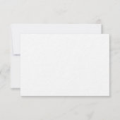 Tarjeta plana de reserva la fecha セーブザデート (正面)