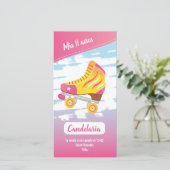 Tarjeta plana, temática patinaje (スタンド正面)