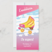 Tarjeta plana, temática patinaje (裏面)