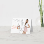 Tarjeta plegable mis 15 digital 招待状 (正面)