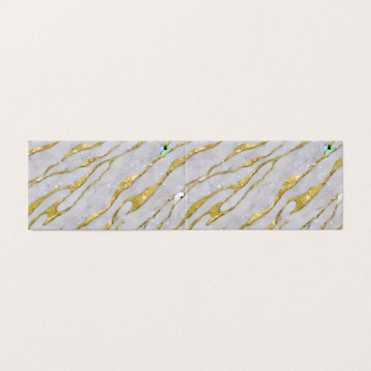 Tarjeta plegada con diseño de oro (外部フラット)