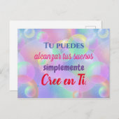 Tarjeta postal - Cree en Ti ポストカード (正面/裏面)