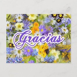 Tarjeta Postal - Gracias -フローラ ポストカード