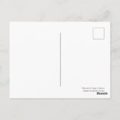 Tarjeta postal, Valencia, Plaza de la Virgen ポストカード (裏面)