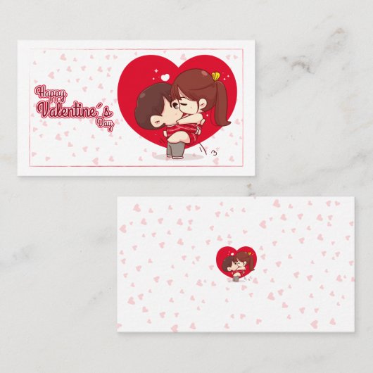 Tarjeta San Valentín 名刺 (正面/裏面)