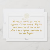 Tarjeta "Together is the B シーズンカード (裏面)