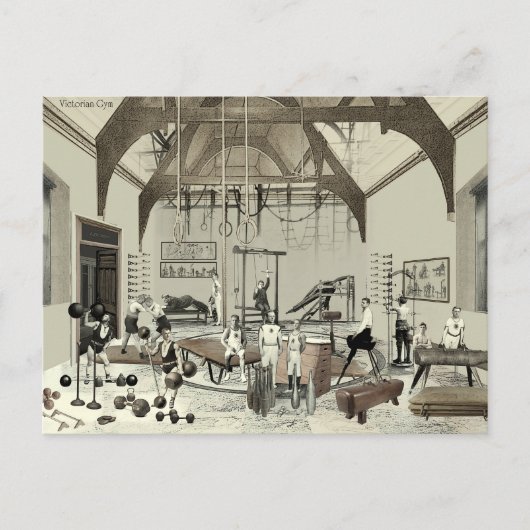 Tarjeta Victorian Gym ポストカード (正面)