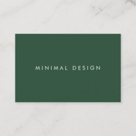 Tarjeta visita Eden Green & White Business Card 名刺