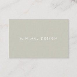 Tarjeta visita Minimal Grey & White BusinessCard 名刺