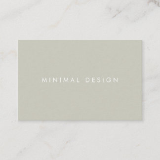 Tarjeta visita Minimal Grey & White BusinessCard 名刺