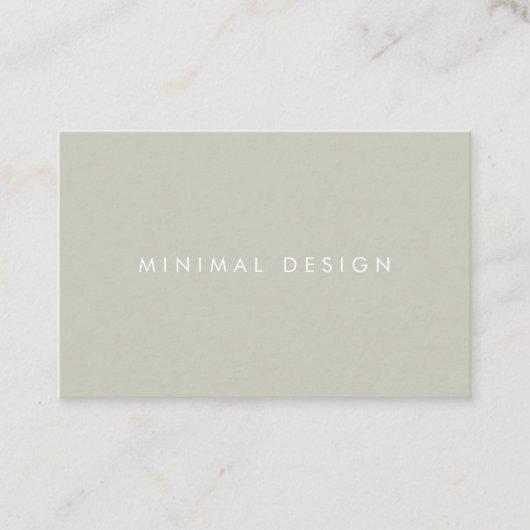 Tarjeta visita Minimal Grey & White BusinessCard 名刺 (正面)