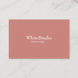 Tarjeta visita White Terra Cotta Business Card 名刺