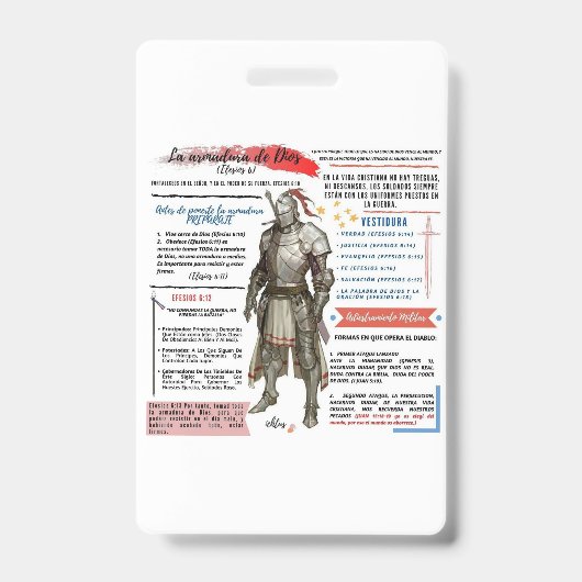 TARJETAS DE IDENTIFICACION PERSONAL バッジ (正面)