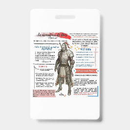 TARJETAS DE IDENTIFICACION PERSONAL バッジ